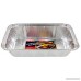 Pactogo 2 lb. Aluminum Foil Loaf/Bread Pan Tins w/Clear Dome Lid (Pack of 12 Sets) - B07F22J1D9